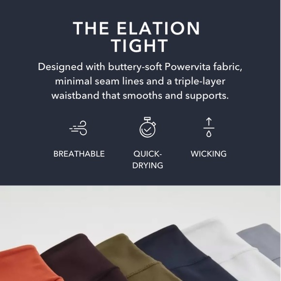 Athleta Ultra High Rise Elation 7/8 Tight - Picture 6 of 11